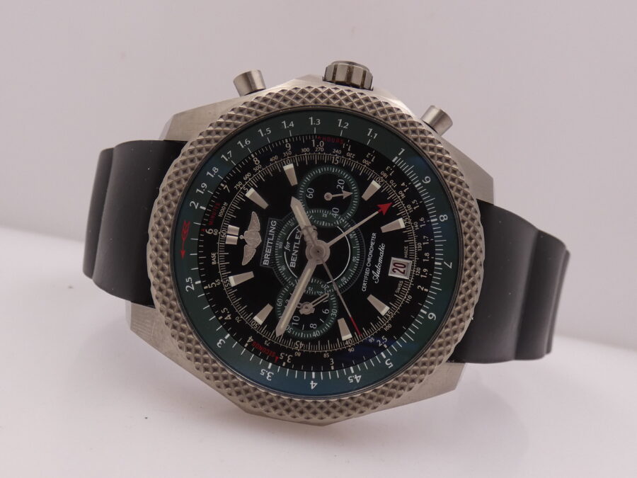 Cronografo Breitling For Bentley Supersports E27365 VERDE With BOX Titanio Limited Edition 1000pcs - immagine 6