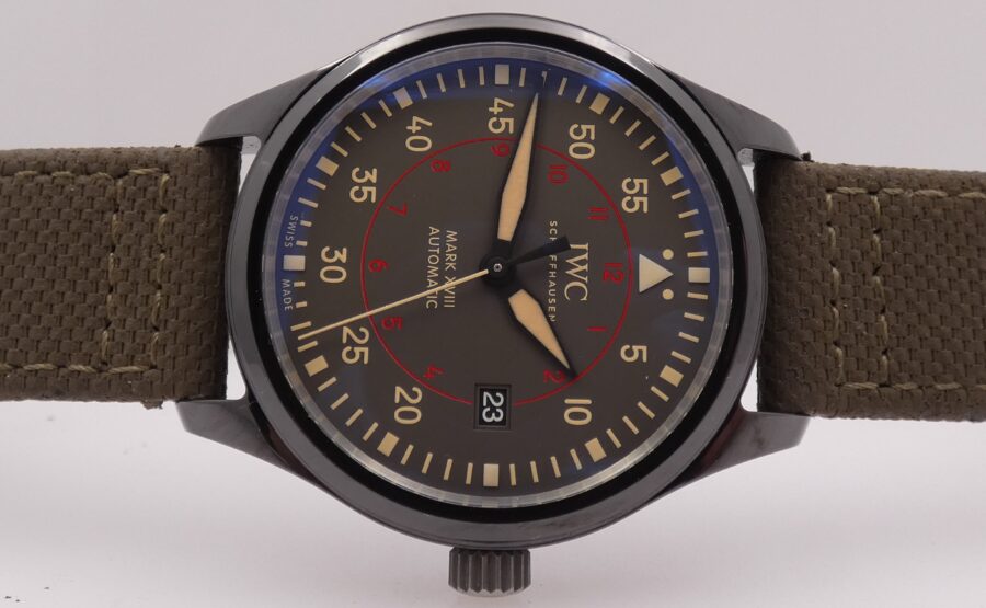 IWC Pilot Mark Top Gun Miramar Mark XVIII With PAPERS Anno 2017 Ceramica Automatico Date Ref.IW324702 - immagine 5