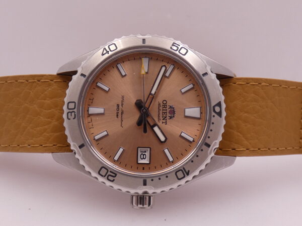 Orient Mako Sport Diver 40mm Automatico BOX&PAPERS LIKE NEW Salmon Dial Ottobre 2024 Acciaio