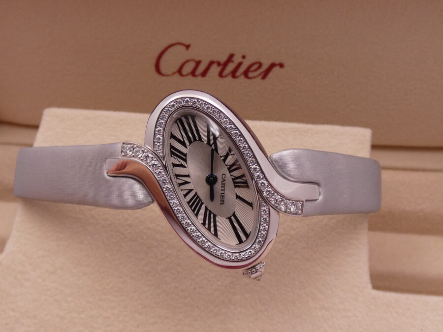 Cartier Délices de Cartier Lady Oro Bianco 18Kt Diamonds Bezel TOP CONDITION Ref. WG800018 - immagine 6