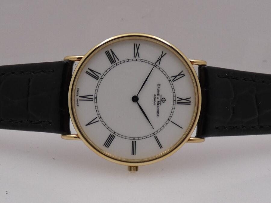 Baume & Mercier Classic Ultra Thin "Dono SIP" Oro 18Kt With BOX Anni '90s Ref. 15172A - immagine 6