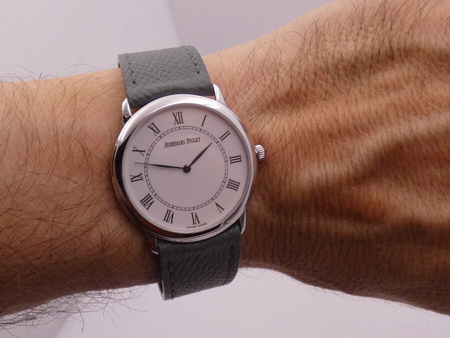 Audemars Piguet Classic Ultra Thin 34mm Oro Bianco 18Kt With BOX Manuale TOP CONDITION Ref. 14894OR - immagine 6
