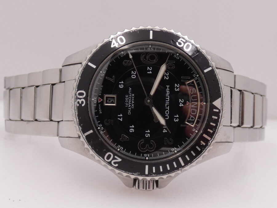 Hamilton Khaki Navy Scuba Day-Date With BOX Automatico Acciaio Ref. H645150 - immagine 6