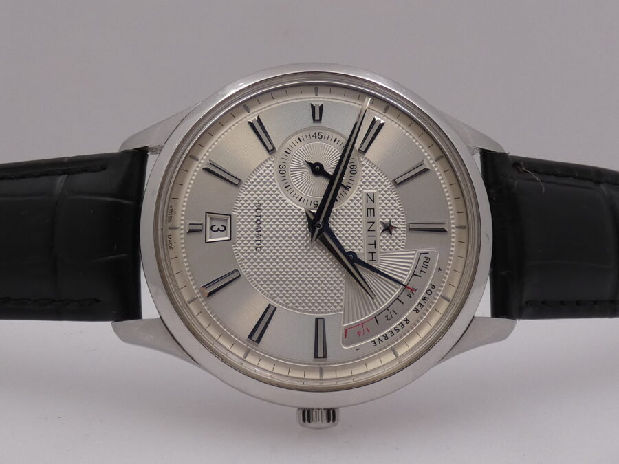 Zenith Captain Power Reserve Elite 03.2120.685 Honey Comb Dial Automatico Acciaio - immagine 6