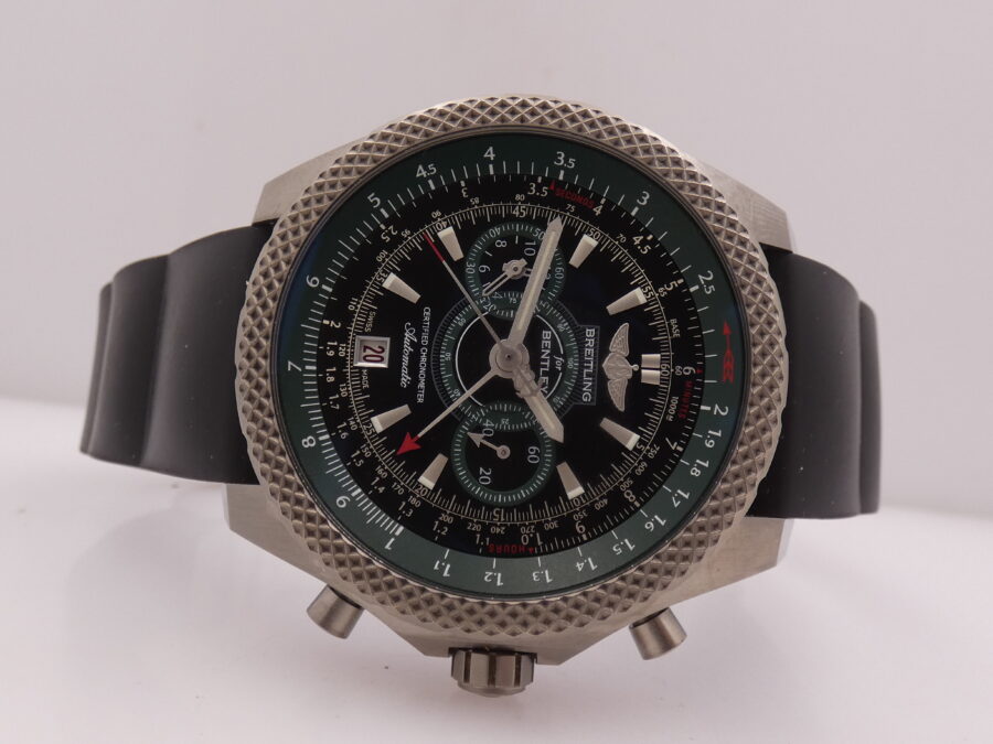 Cronografo Breitling For Bentley Supersports E27365 VERDE With BOX Titanio Limited Edition 1000pcs - immagine 7