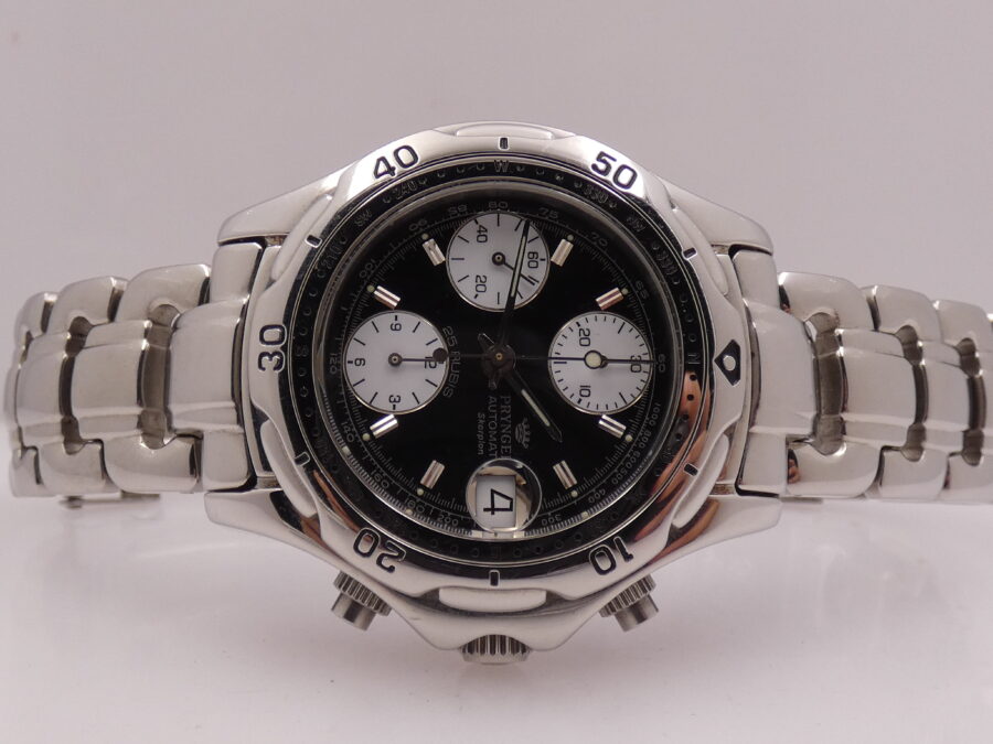 Pryngeps Skorpion Chronograph Sangue Blu Automatic With Bracelet Steel YEARS '2000s Ref. CR-802 - immagine 6