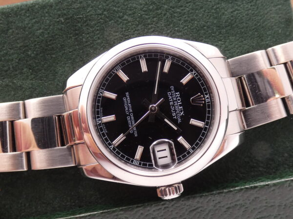Rolex Datejust 31 Mid-size 178240 SEL Automatico ANNO 2007 Braccialato Acciaio Ladies