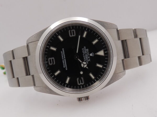 Rolex Explorer I 114270 N.O.S. Full Stickered Italian PAPERS ANNO 2003 Automatico Acciaio New Old Stock