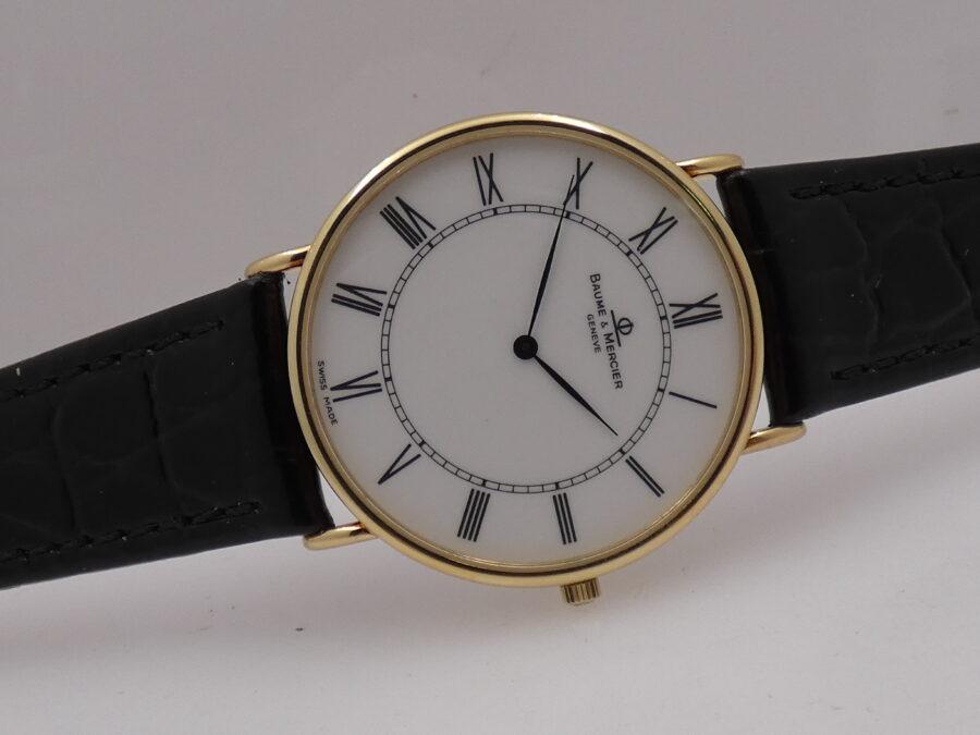 Baume & Mercier Classic Ultra Thin "Dono SIP" Oro 18Kt With BOX Anni '90s Ref. 15172A - immagine 7