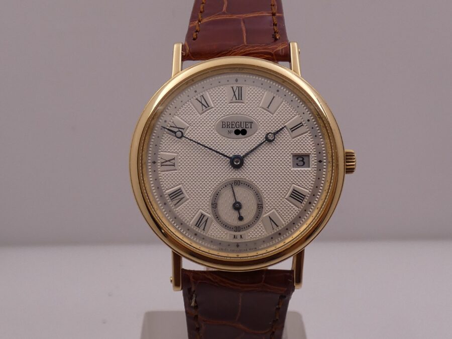 Breguet Classique 5920 Oro Masiccio 18Kt With PAPERS Anno 2009 Automatic Date Meraviglioso - immagine 7