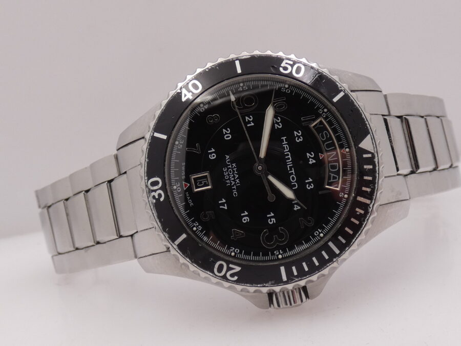 Hamilton Khaki Navy Scuba Day-Date With BOX Automatico Acciaio Ref. H645150 - immagine 7