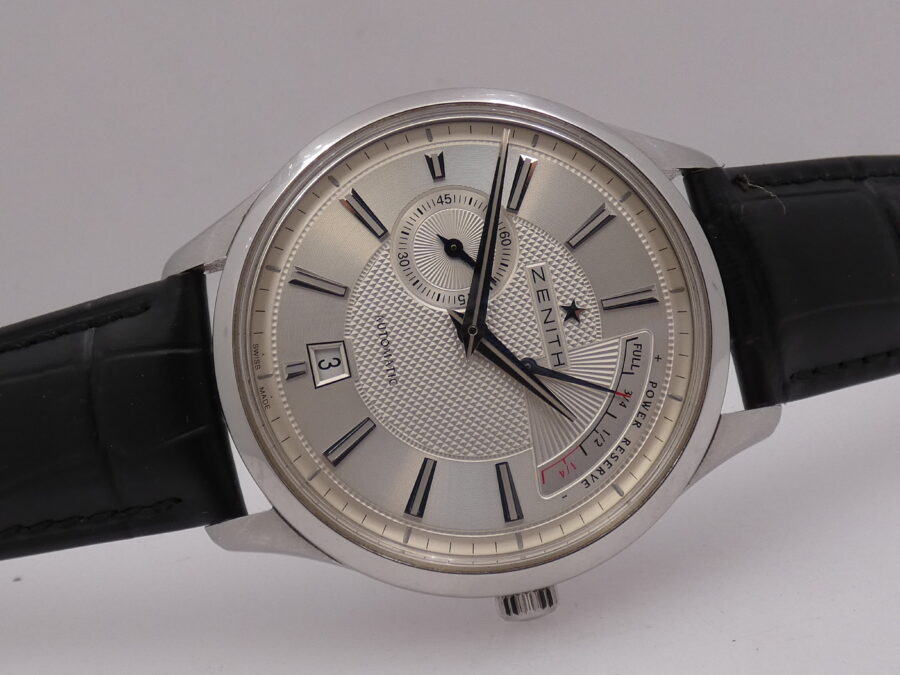 Zenith Captain Power Reserve Elite 03.2120.685 Honey Comb Dial Automatico Acciaio - immagine 7