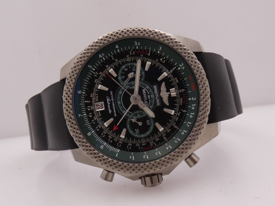 Cronografo Breitling For Bentley Supersports E27365 VERDE With BOX Titanio Limited Edition 1000pcs - immagine 8