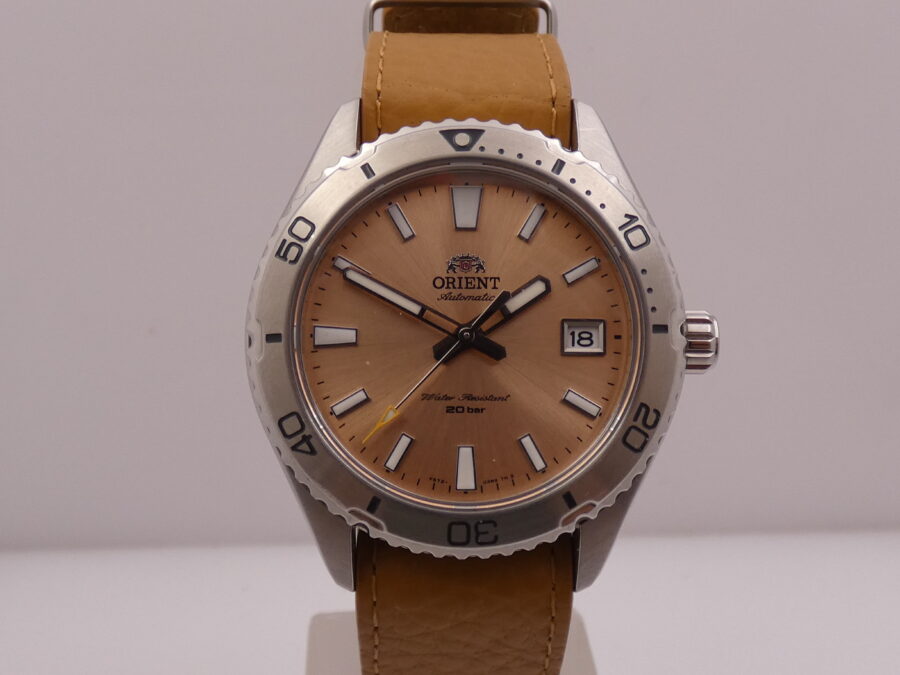Orient Mako Sport Diver 40mm Automatico BOX&PAPERS LIKE NEW Salmon Dial Ottobre 2024 Acciaio - immagine 8