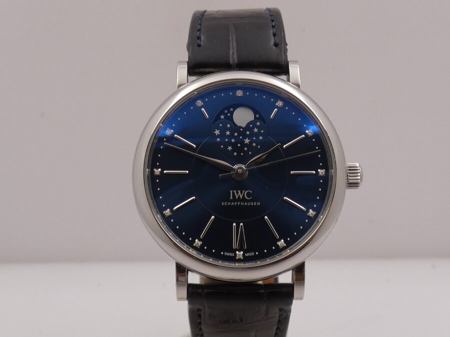IWC Portofino Moon Phase IW4590 Automatico Diamonds Dial With PAPERS ANNO 2016 Limited Edition Laureus Sport For Good Foundation - immagine 9