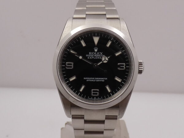 Rolex Explorer I 114270 N.O.S. Full Stickered Italian PAPERS ANNO 2003 Automatico Acciaio New Old Stock