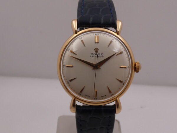 Rolex Precision 4411 Superbalance Chronometer Spider Lugs Oro Rosa Massiccio 18Kt ANNI '50s