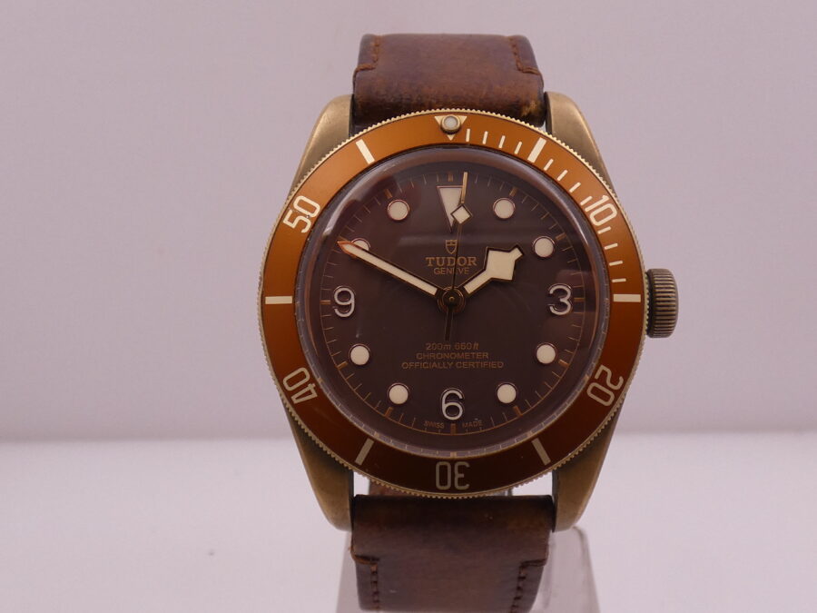Tudor Black Bay Bronze Heritage 43mm 79250BM BOX&PAPERS Anno 2017 Automatico Cronometro - immagine 8