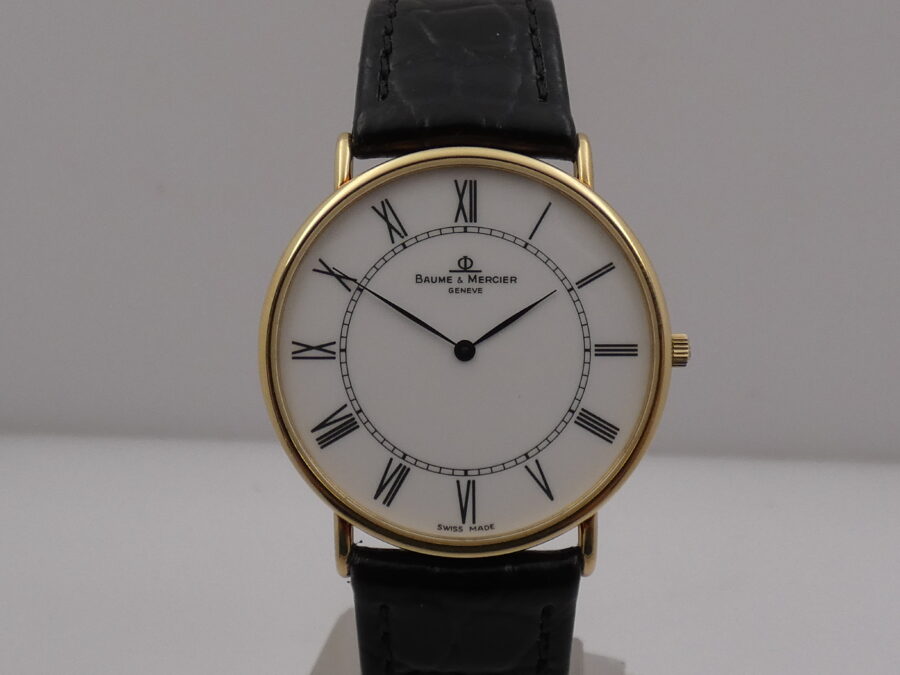 Baume & Mercier Classic Ultra Thin "Dono SIP" Oro 18Kt With BOX Anni '90s Ref. 15172A - immagine 8
