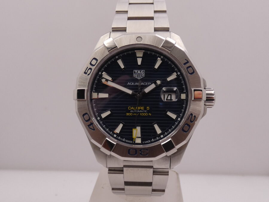 TAG Heuer Aquaracer 300M Calibro 5 43mm WAY2012 BOX&PAPERS Anno 2019 Automatico Braccialato Acciaio - immagine 8