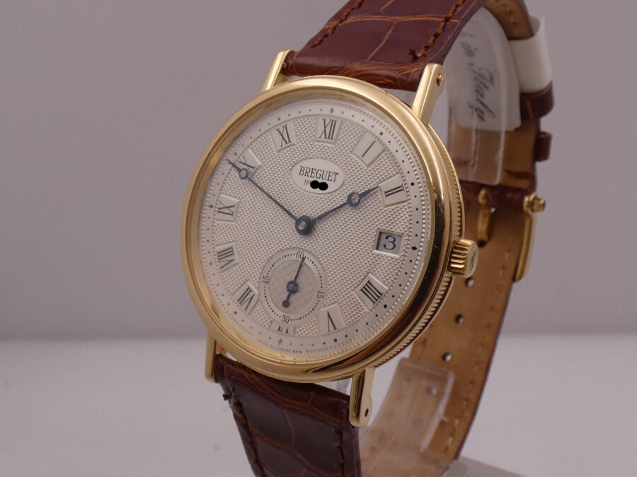 Breguet Classique 5920 Oro Masiccio 18Kt With PAPERS Anno 2009 Automatic Date Meraviglioso - immagine 8