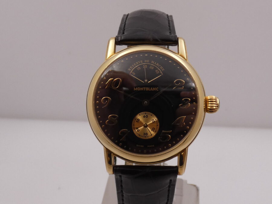Montblanc Reserve De Marche Meisterstück Oro18Kt N.O.S. BOX&PAPERS Hand Winding Ref. 7007 New Old Stock Anni 90's - immagine 8