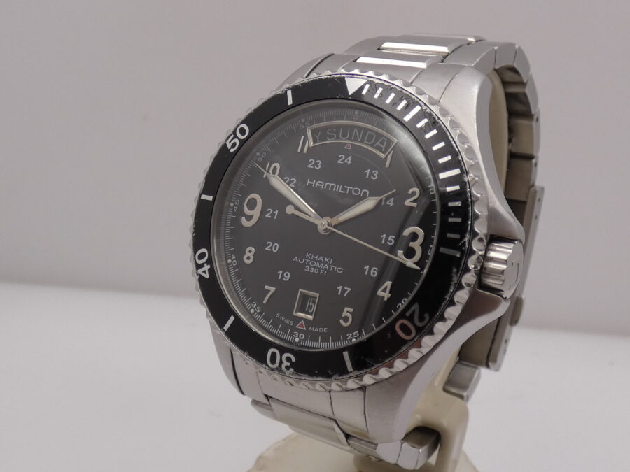 Hamilton Khaki Navy Scuba Day-Date With BOX Automatico Acciaio Ref. H645150 - immagine 8