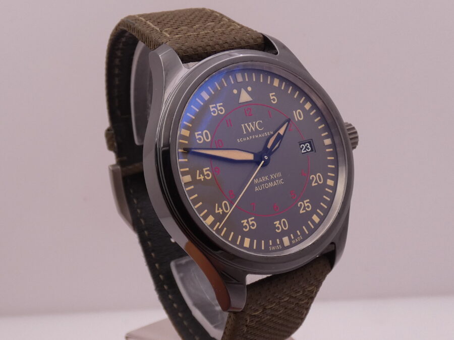 IWC Pilot Mark Top Gun Miramar Mark XVIII With PAPERS Anno 2017 Ceramica Automatico Date Ref.IW324702 - immagine 8