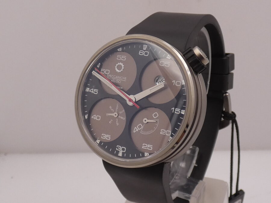 Meccaniche Veloci QuattroValvole 42mm Day Date PowerReserve Titanio NEW BOX&PAPERS Automatico W122N063 - immagine 10