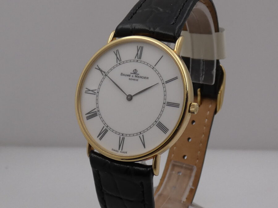 Baume & Mercier Classic Ultra Thin "Dono SIP" Oro 18Kt With BOX Anni '90s Ref. 15172A - immagine 9