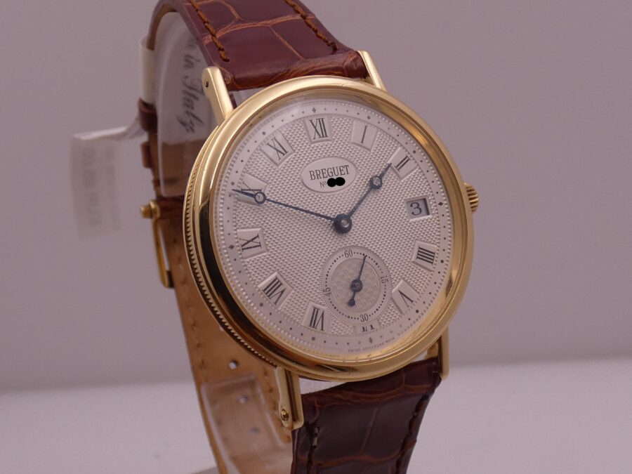 Breguet Classique 5920 Oro Masiccio 18Kt With PAPERS Anno 2009 Automatic Date Meraviglioso - immagine 9