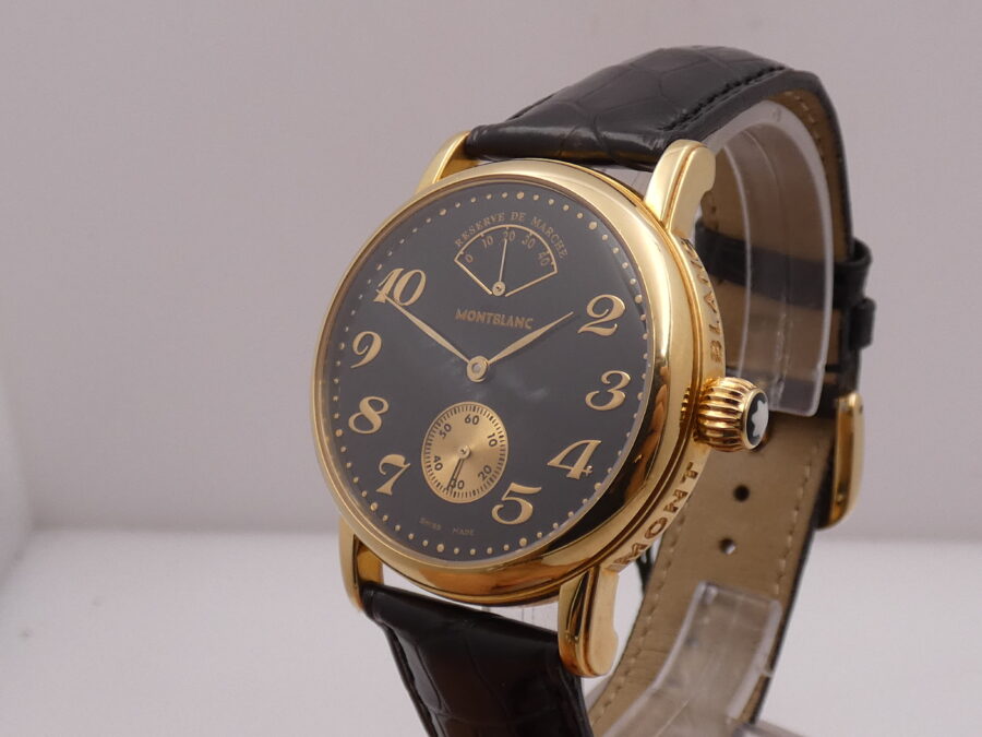 Montblanc Reserve De Marche Meisterstück Oro18Kt N.O.S. BOX&PAPERS Hand Winding Ref. 7007 New Old Stock Anni 90's - immagine 9