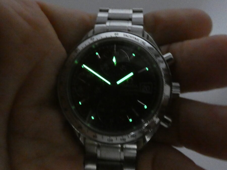 Cronografo Omega Speedmaster Date 175.0083 Automatico Anno 1998 Braccialato Acciaio - immagine 9