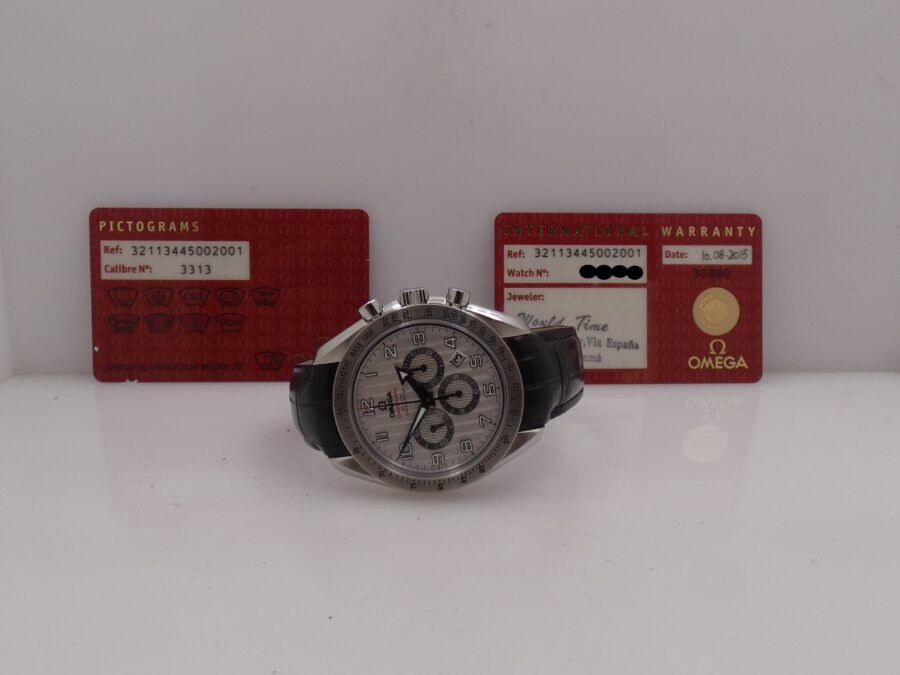 Cronografo Omega Speedmaster Broad Arrow Co-Axial 44mm With PAPERS Anno 2015 LIKE NEW Automatico - immagine 10