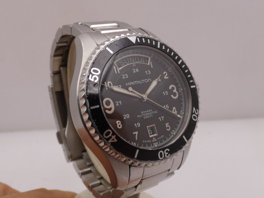 Hamilton Khaki Navy Scuba Day-Date With BOX Automatico Acciaio Ref. H645150 - immagine 9