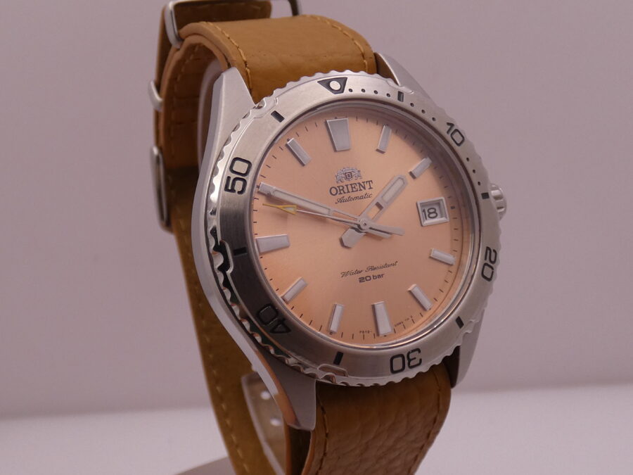Orient Mako Sport Diver 40mm Automatico BOX&PAPERS LIKE NEW Salmon Dial Ottobre 2024 Acciaio - immagine 10