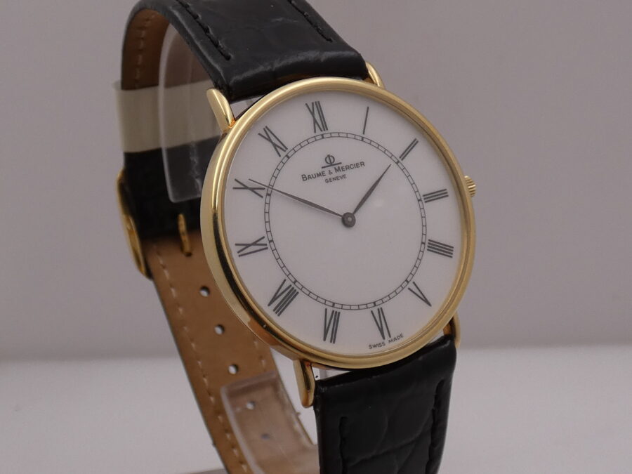 Baume & Mercier Classic Ultra Thin "Dono SIP" Oro 18Kt With BOX Anni '90s Ref. 15172A - immagine 10