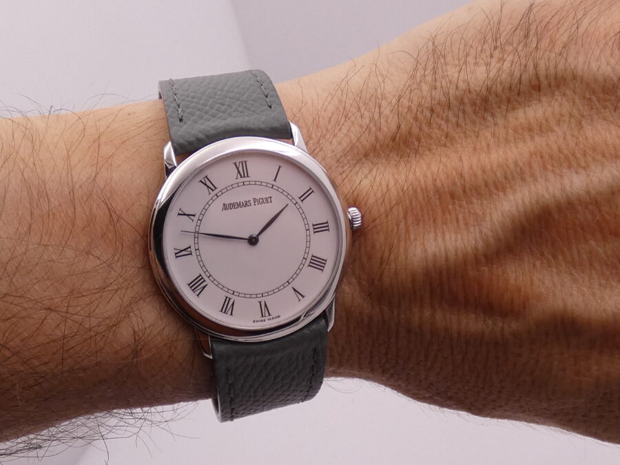 Audemars Piguet Classic Ultra Thin 34mm Oro Bianco 18Kt With BOX Manuale TOP CONDITION Ref. 14894OR - immagine 10