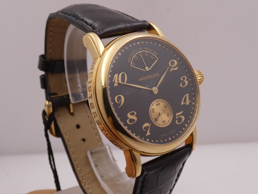 Montblanc Reserve De Marche Meisterstück Oro18Kt N.O.S. BOX&PAPERS Hand Winding Ref. 7007 New Old Stock Anni 90's - immagine 10