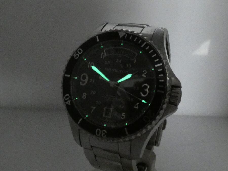 Hamilton Khaki Navy Scuba Day-Date With BOX Automatico Acciaio Ref. H645150 - immagine 10