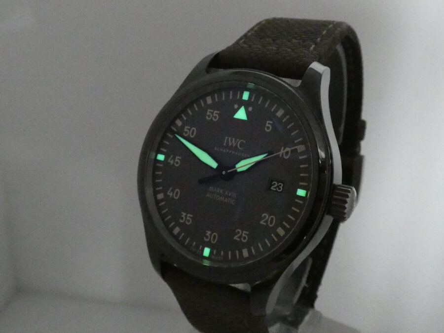 IWC Pilot Mark Top Gun Miramar Mark XVIII With PAPERS Anno 2017 Ceramica Automatico Date Ref.IW324702 - immagine 10