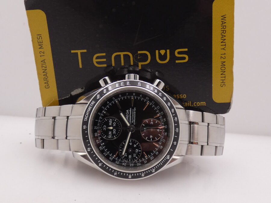 Cronografo Omega Speedmaster Day Date Triple Date LIKE NEW WITH PAPERS Anno 2011 Automatico Acciaio - immagine 18