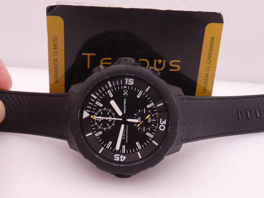 Cronografo IWC Aquatimer Galapagos Islands 45mm WITH PAPERS Anno 2016 TOP CONDITION Automatico Flyback Tributo alla Fondazione Charles Darwin  IW379502 - immagine 2
