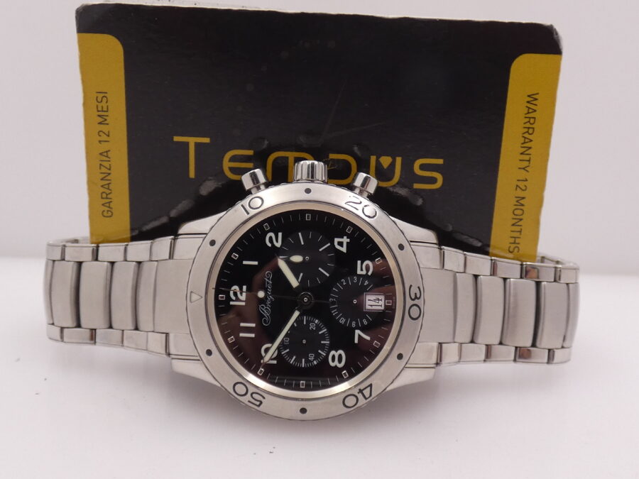 Cronografo Breguet Type XX - XXI - XXII Transatlantique 3820 Flyback Anni 2000's Automatico Acciaio Type XX Braccialato - immagine 2