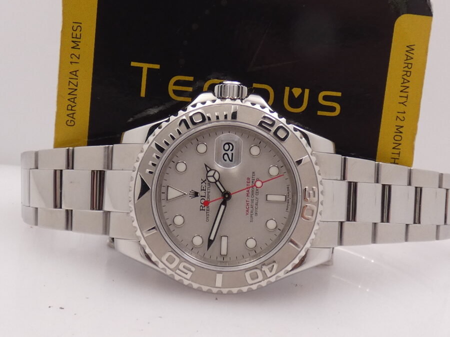 Rolex Yacht-Master 40 RRR Rolesium Platinum 16622 TOP CONDITION Anno 2010 Automatico - immagine 2