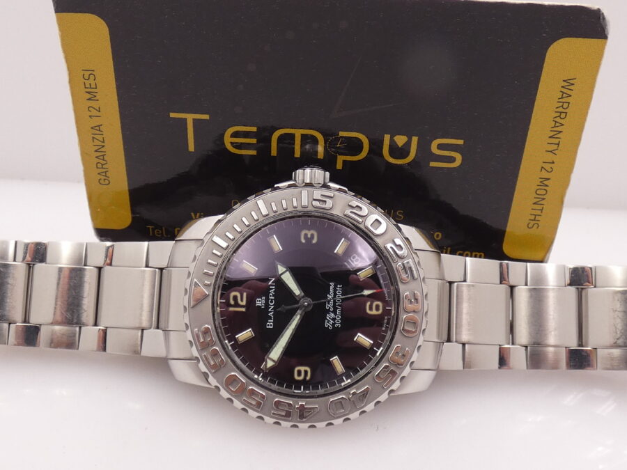 Blancpain Fifty Fathoms 40mm 2200-1130-71 WITH PAPERS Anni 2000's Automatico Acciaio - immagine 2