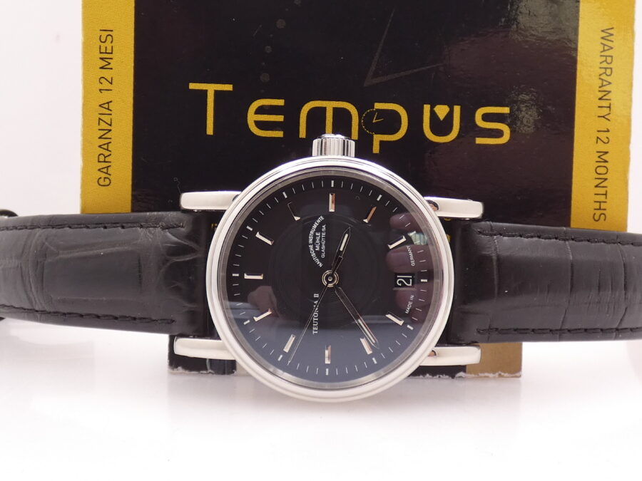 Mühle Glashütte Teutonia II Medium NEW BOX&PAPERS Acciaio Automatico Edizione Limitata Mai Indossato - immagine 2