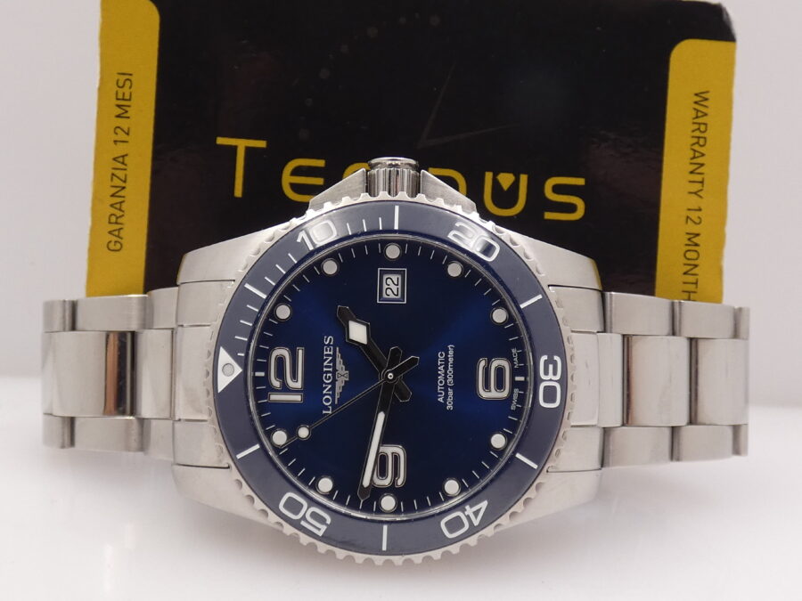 Longines HydroConquest 41mm BOX&PAPERS Dicembre 2020 Lunetta in Ceramica Automatico Acciaio Ref. L3.781.4 - immagine 2