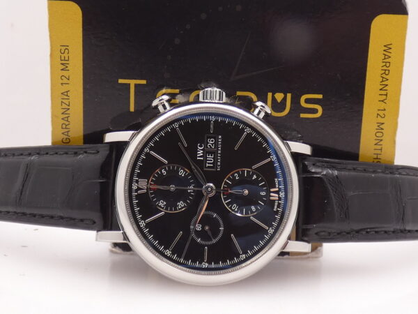 Cronografo IWC Portofino Day-Date IW3910 WITH PAPERS Anno 2017 Black Dial Automatico Acciaio