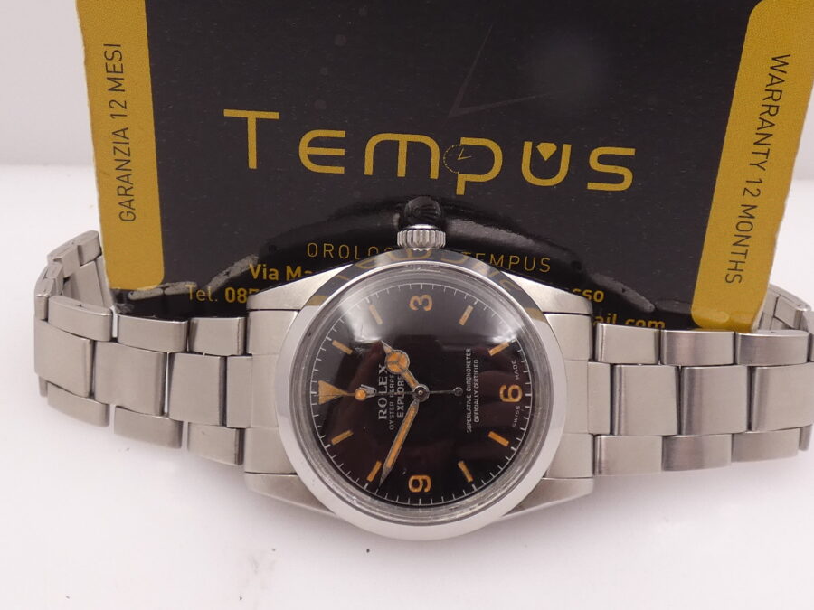 Rolex Explorer 1016 Tropical Dial ANNO 1968 Automatico Cronometro Acciaio Braccialato - immagine 2
